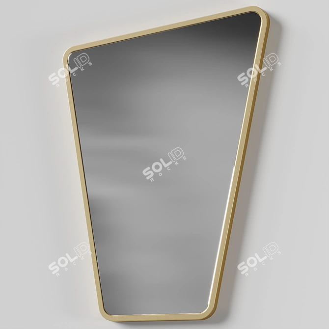 Handcrafted Minimalist Juliet Mirror 3D model image 2