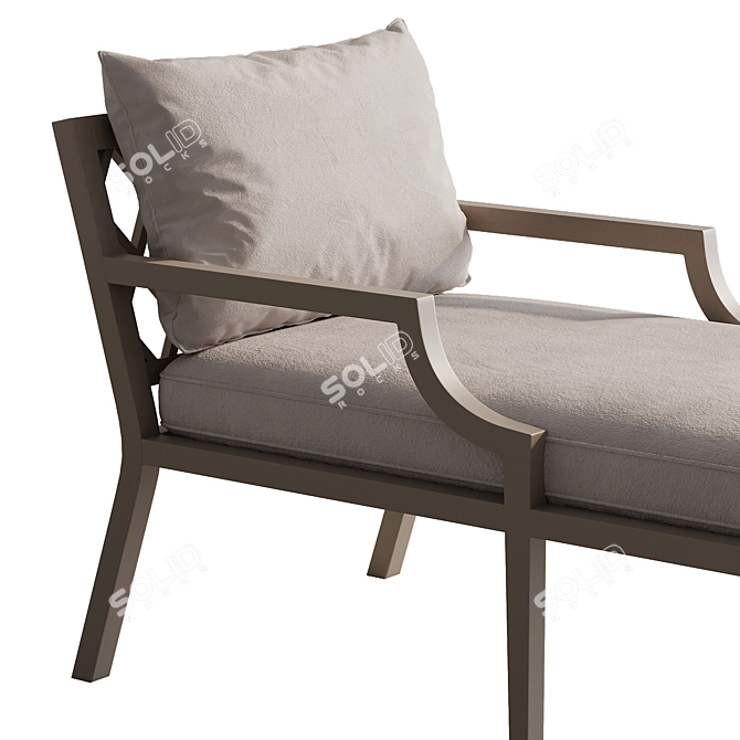Elegant Outdoor Chaise: Bella Vista 3D model image 3
