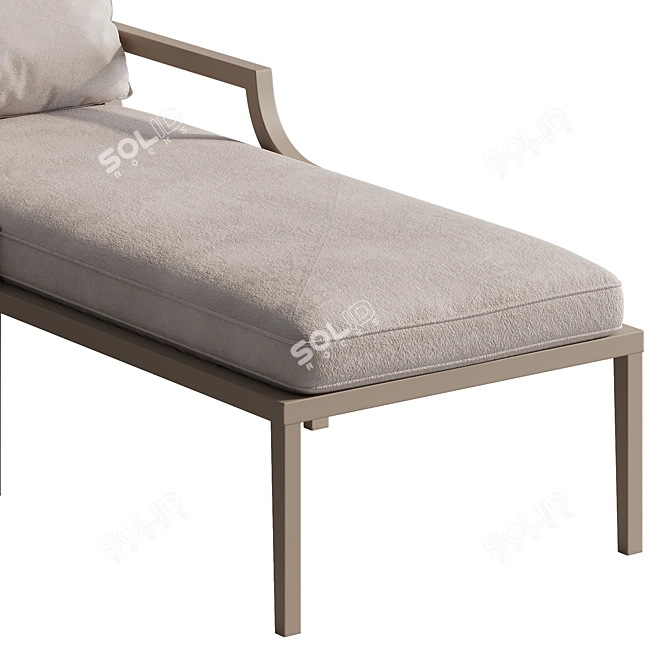 Elegant Outdoor Chaise: Bella Vista 3D model image 4