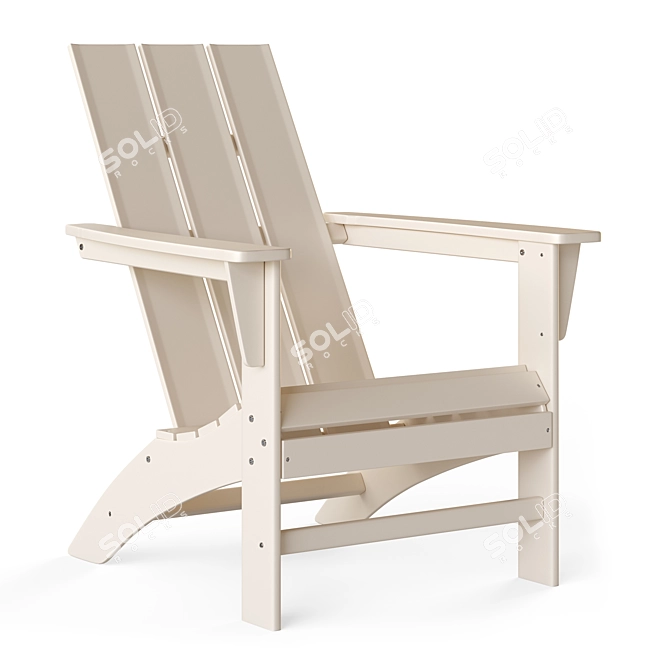 Modern Outdoor Lounge Chair 3D model image 10