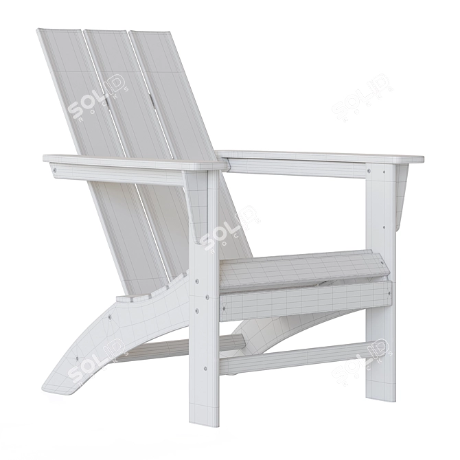 Modern Outdoor Lounge Chair 3D model image 18