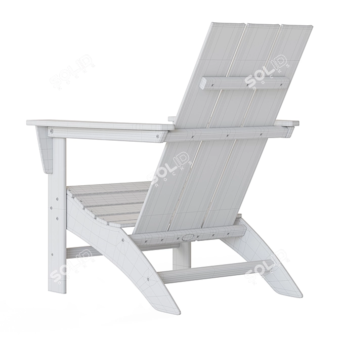 Modern Outdoor Lounge Chair 3D model image 19