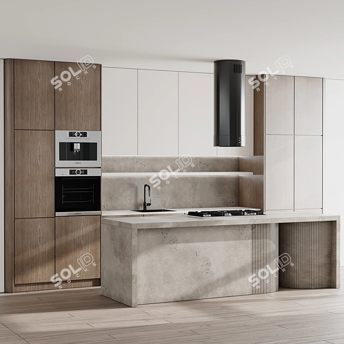 Bosch Modern Kitchen Set 82 3D model image 2