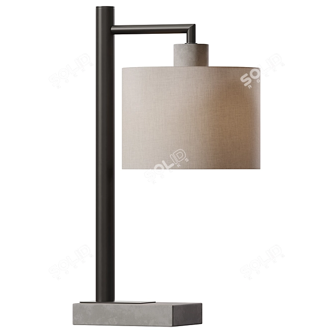 Chauncey Metal Floor Lamp 3D model image 1