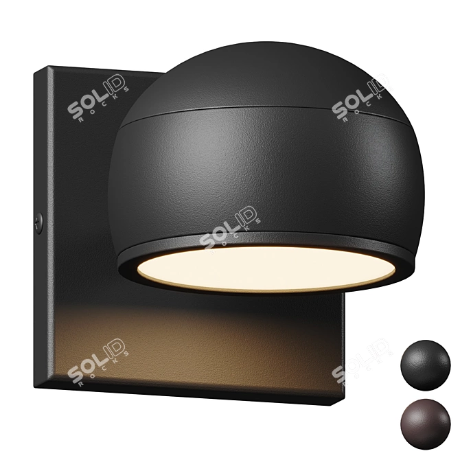 Enzo LED Wall Sconce Luminaire 3D model image 1