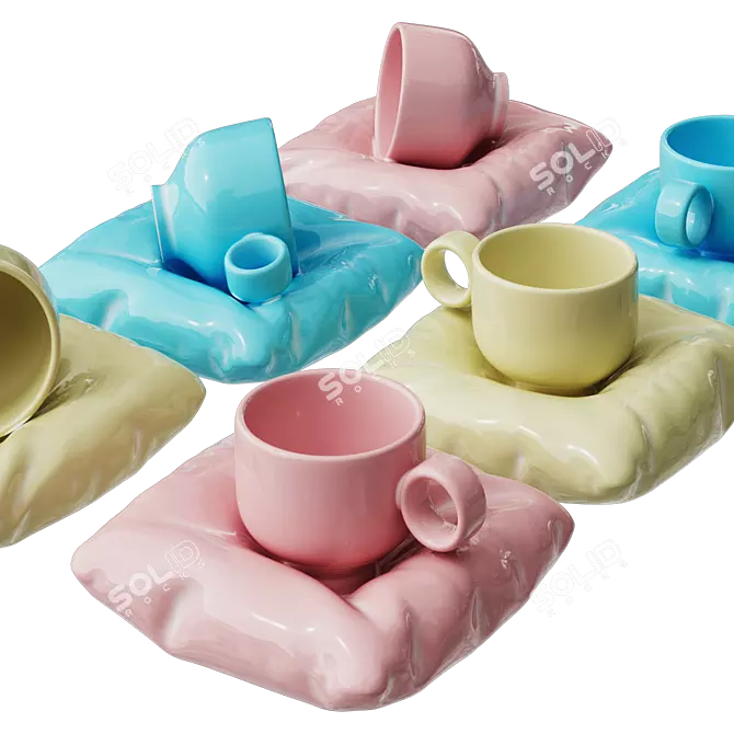 Tea Lovers Gift Set 3D model image 2