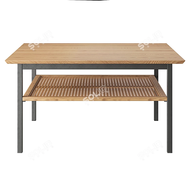 Vintage Style Waska Coffee Table 3D model image 6