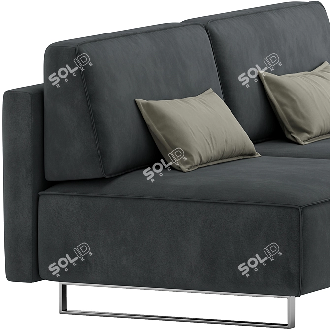 Moon Family 005 Straight Sofa 3D model image 4