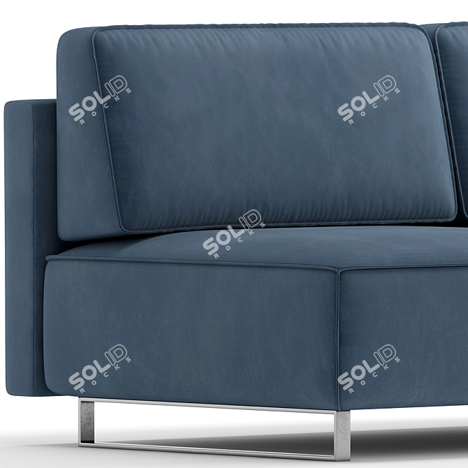 Moon Family 005 Straight Sofa 3D model image 5