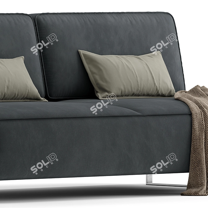 Moon Family 005 Straight Sofa 3D model image 6