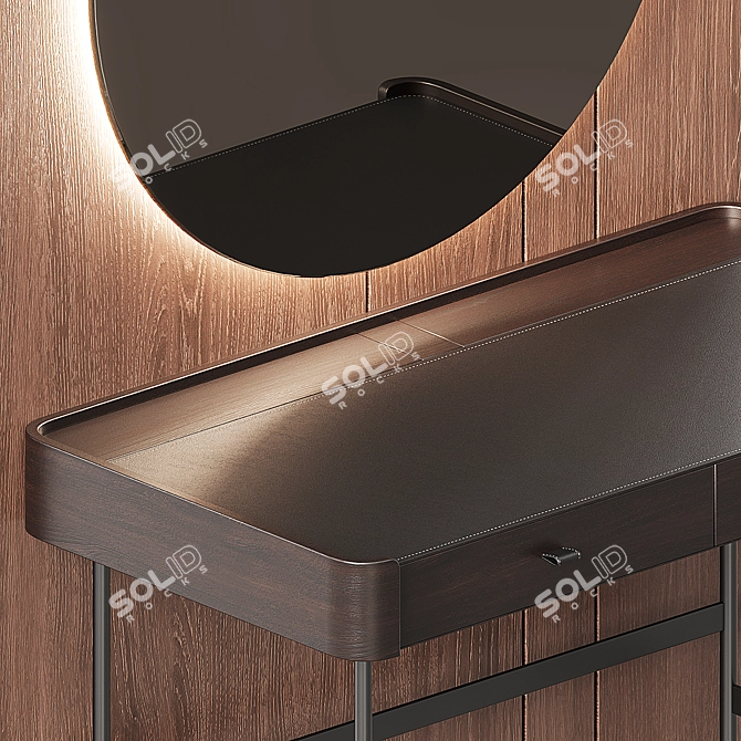 Elegant Porada Dressing Table 3D model image 5