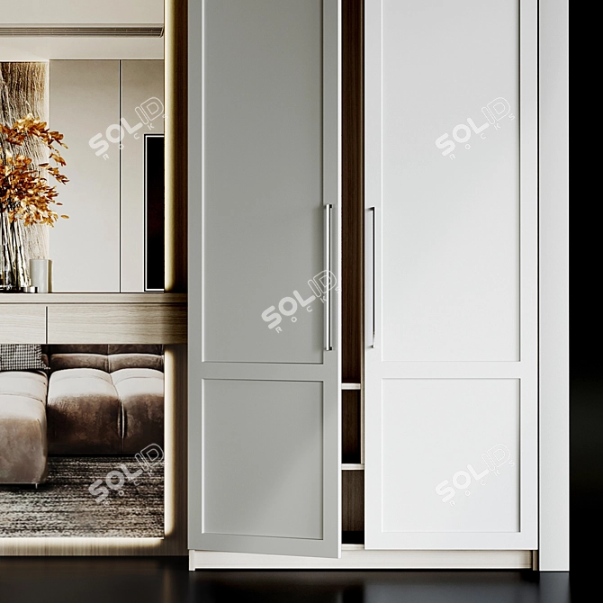 Modern Furniture Set st007 3D model image 18