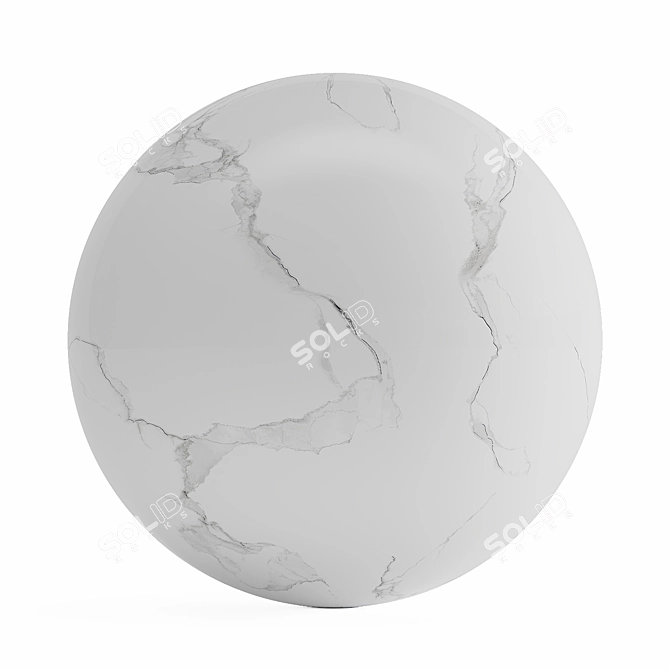 High Detail Marble Stone Texture 3D model image 1