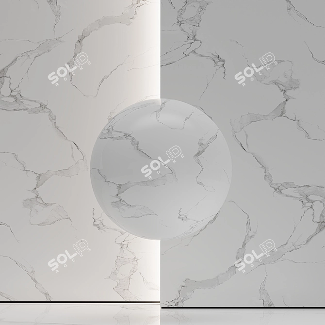 High Detail Marble Stone Texture 3D model image 3