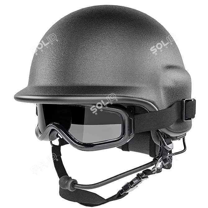 Swat Police Helmet | 4K Texture 3D model image 1