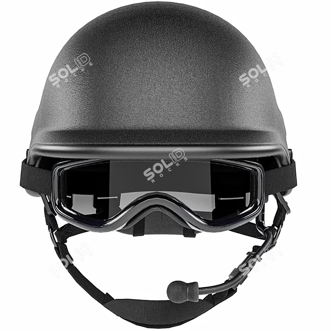 Swat Police Helmet | 4K Texture 3D model image 3