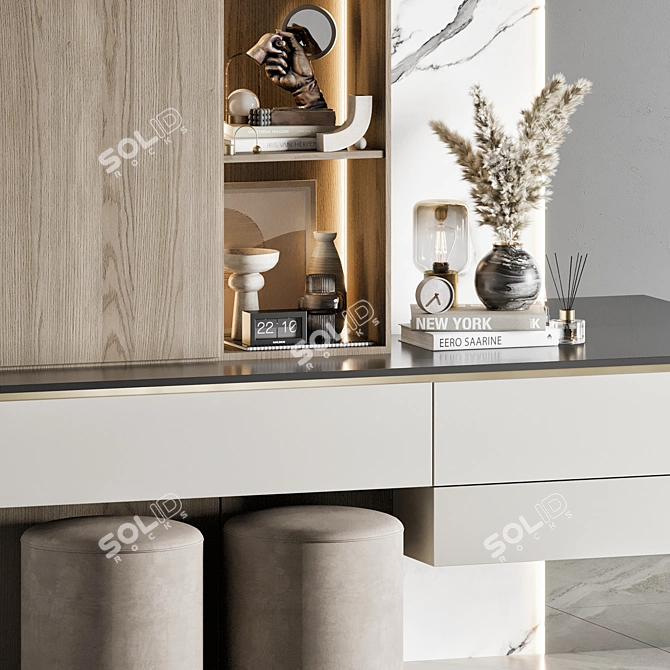 Corona Hallway 03 3D Model 3D model image 2