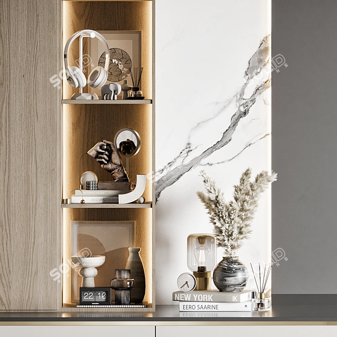 Corona Hallway 03 3D Model 3D model image 5