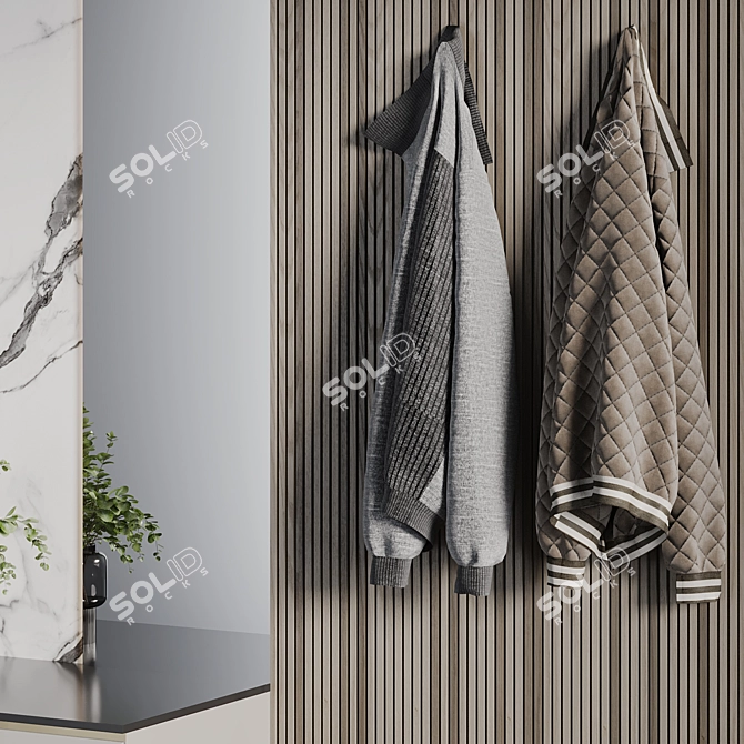 Corona Hallway 03 3D Model 3D model image 11