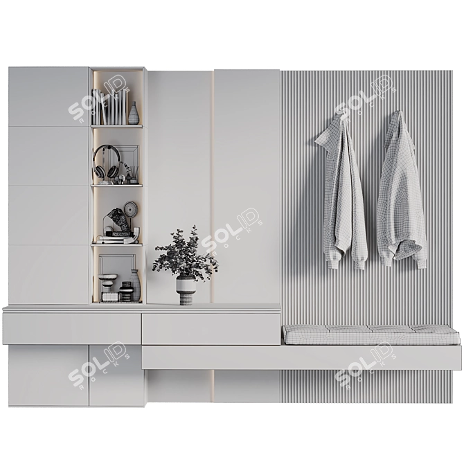 Corona Hallway 03 3D Model 3D model image 13