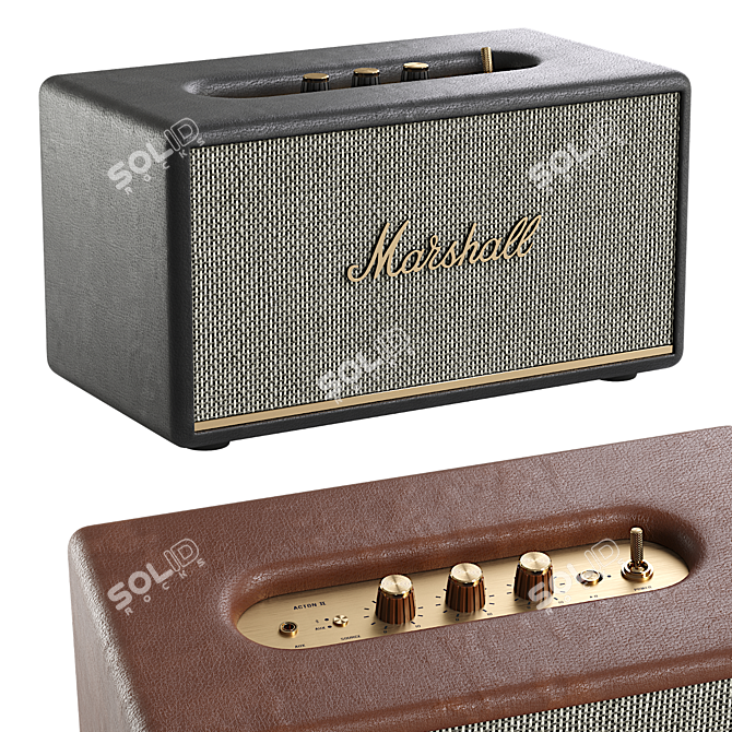 Marshall Acton III Speaker: Top-Quality 3D model image 1