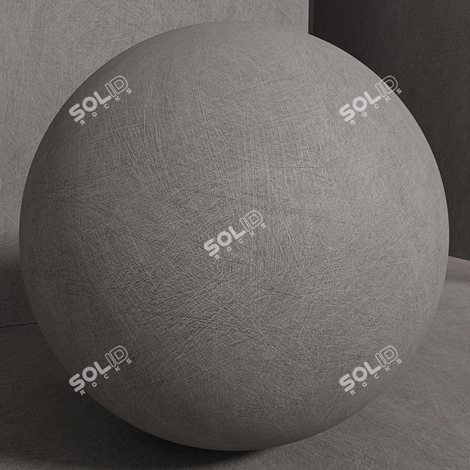 Seamless Concrete Plaster Material Set 3D model image 3