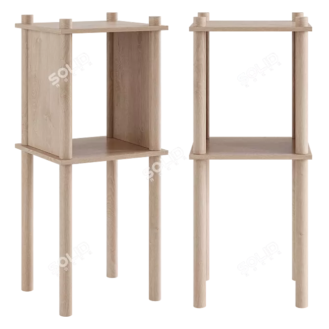 WOUD Elevator Shelving System 3D model image 4