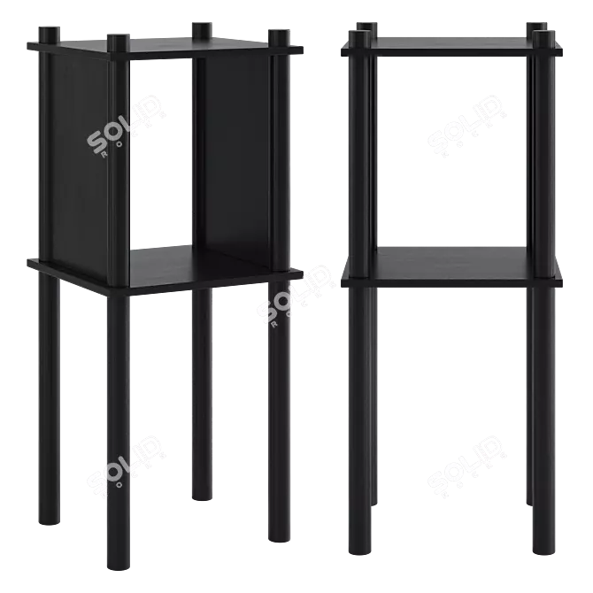 WOUD Elevator Shelving System 3D model image 5