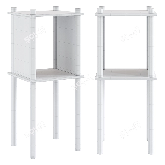 WOUD Elevator Shelving System 3D model image 6