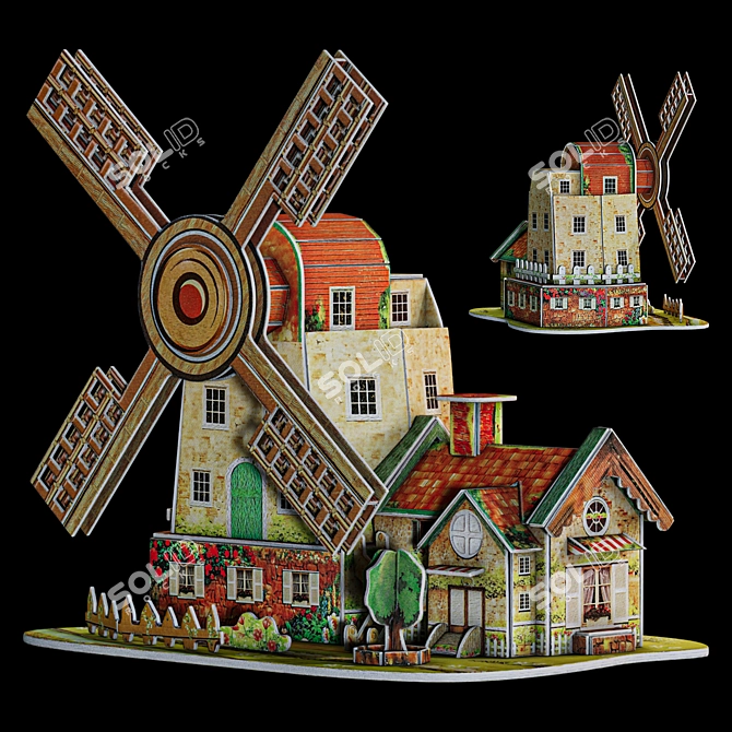 Play the Game Windmill Constructor 3D model image 3