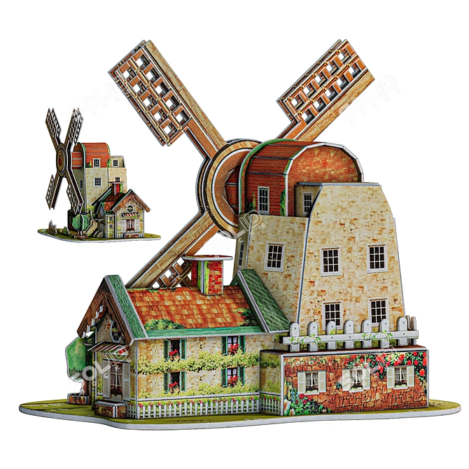 Play the Game Windmill Constructor 3D model image 4