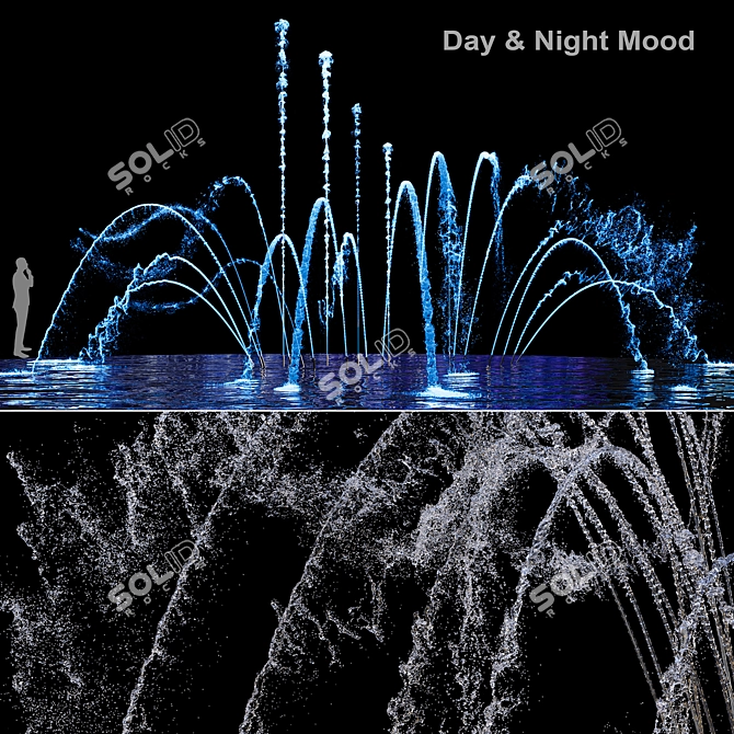 Dual Mode Dancing Fountains Kit 3D model image 1