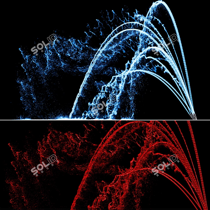 Dual Mode Dancing Fountains Kit 3D model image 2