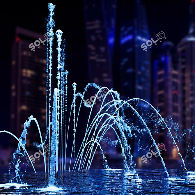 Dual Mode Dancing Fountains Kit 3D model image 5