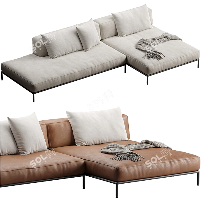 Flexform PERRY UP Sofa 2016 3D model image 2