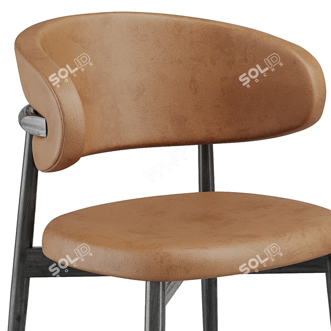 Modern Oleandro Padded Chair 2016 3D model image 4