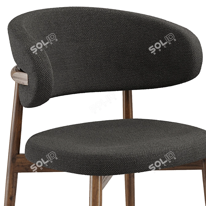 Modern Oleandro Padded Chair 2016 3D model image 5