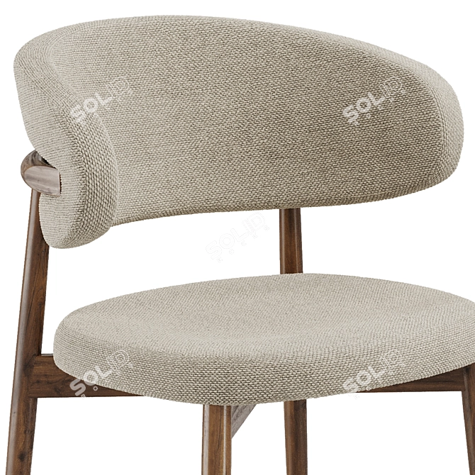 Modern Oleandro Padded Chair 2016 3D model image 6