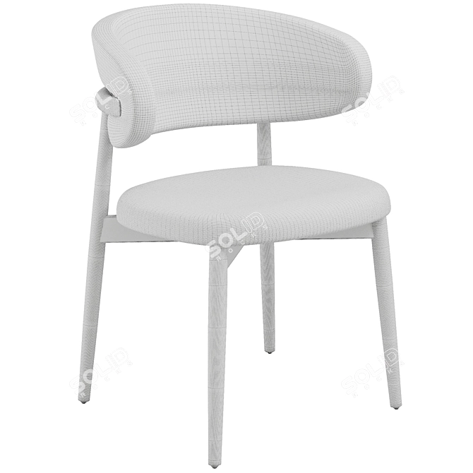 Modern Oleandro Padded Chair 2016 3D model image 7