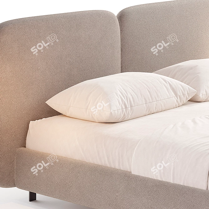 Modern 2015 Barry Bed Design 3D model image 5
