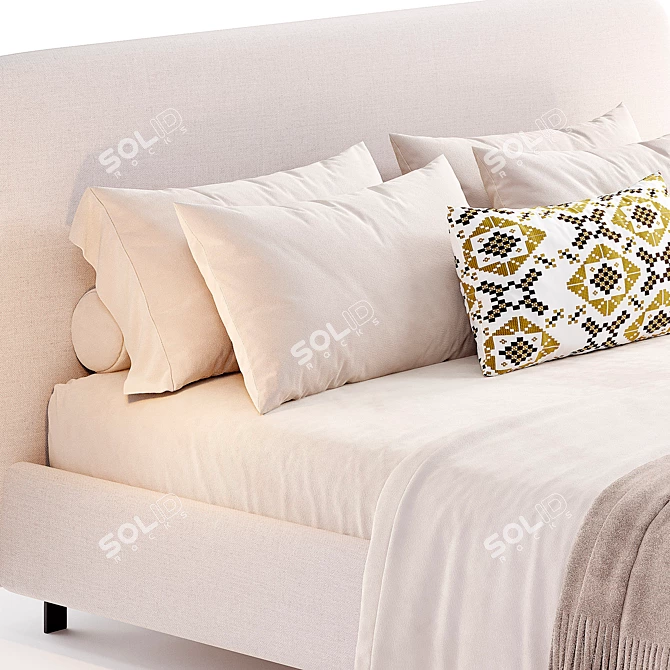 Modern 2015 Barry Bed Design 3D model image 10