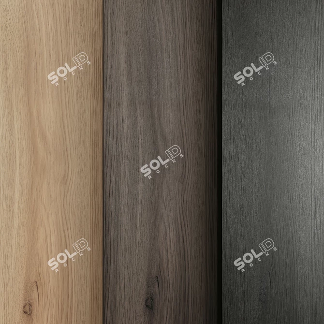 Oak Wood Texture Pack 3D model image 3