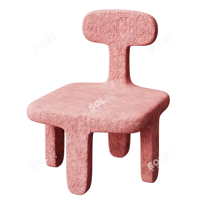 Elegant Rest Chair: Just Flo 3D model image 1