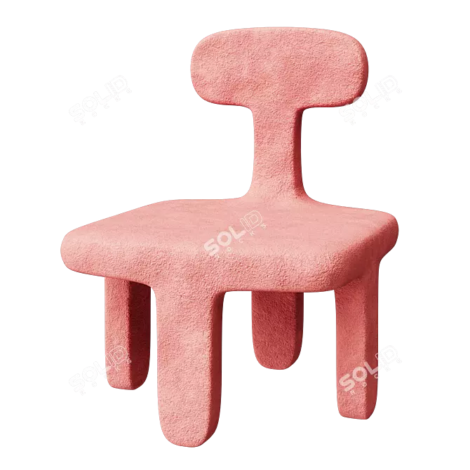 Elegant Rest Chair: Just Flo 3D model image 3