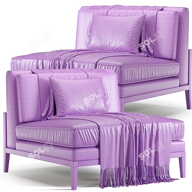 Modern Armchair ATLANTA 2015 Update 3D model image 6