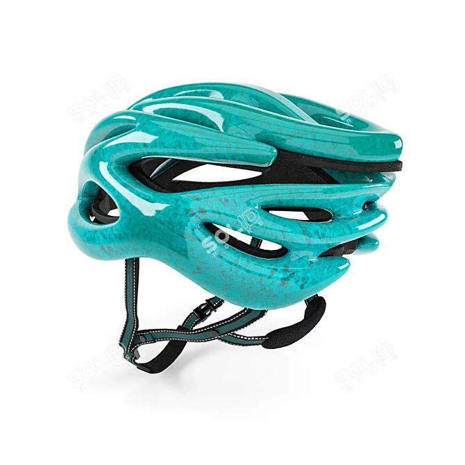 High-Quality 3D Bicycle Helmet Model for Vray 3D model image 3