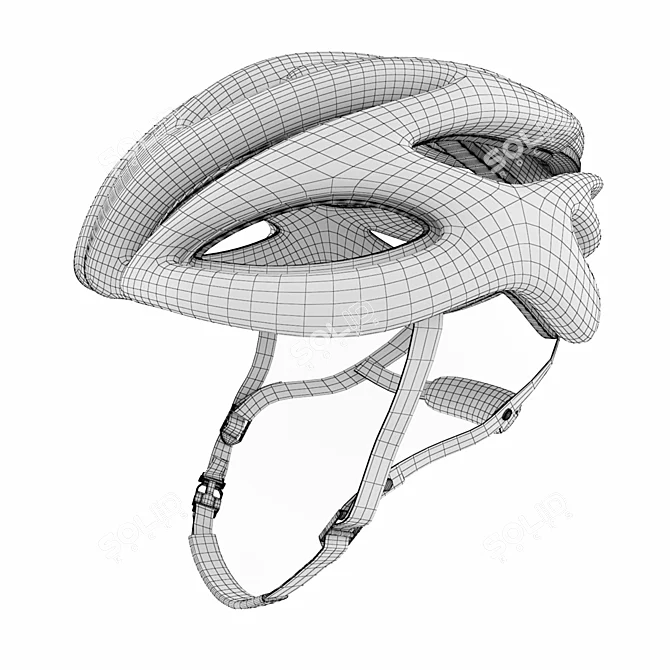 High-Quality 3D Bicycle Helmet Model for Vray 3D model image 6