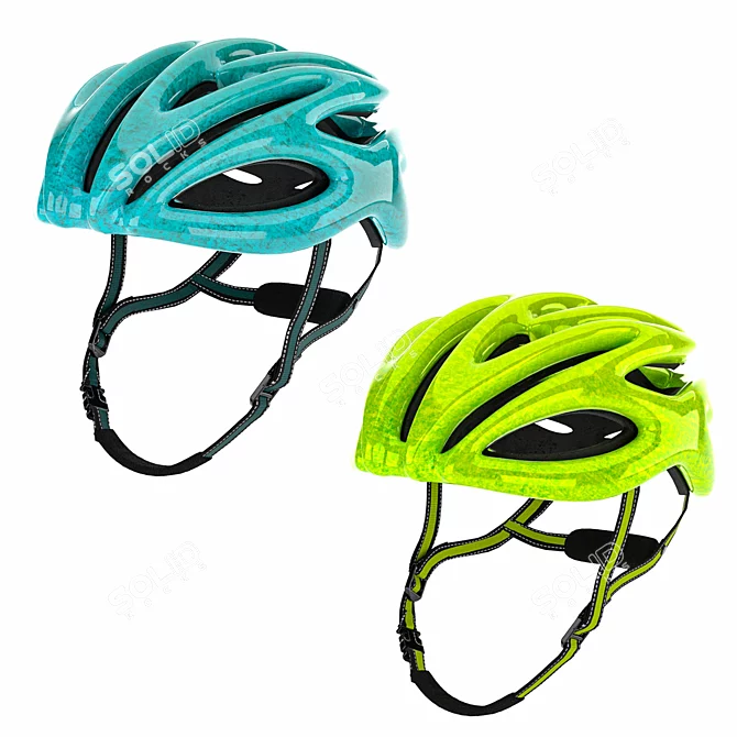 High-Quality 3D Bicycle Helmet Model for Vray 3D model image 7