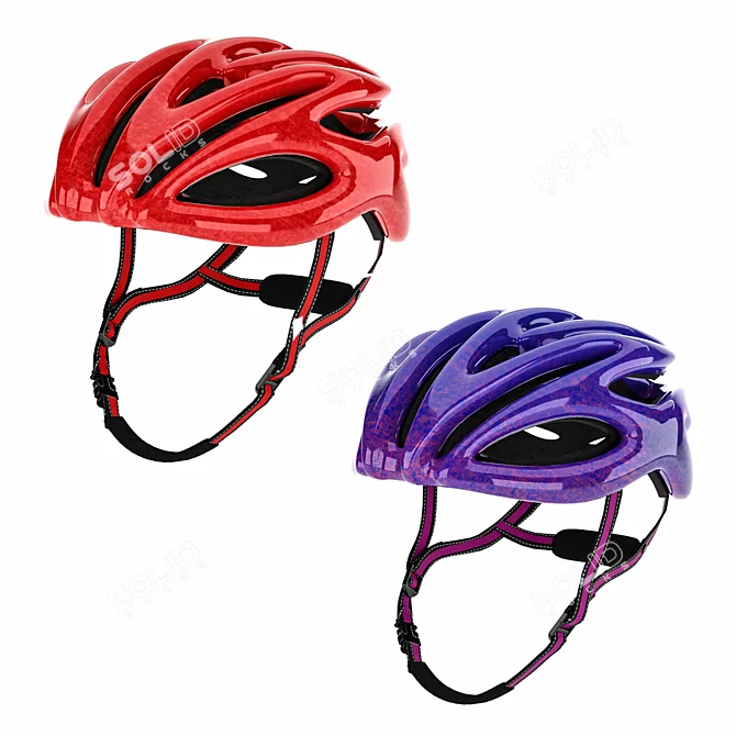 High-Quality 3D Bicycle Helmet Model for Vray 3D model image 10