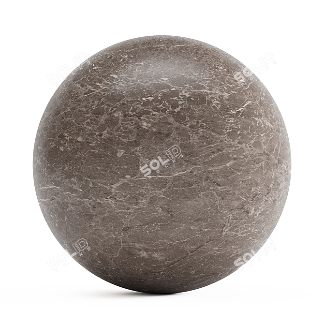 Marble Stone No62 with High-detail Textures 3D model image 1